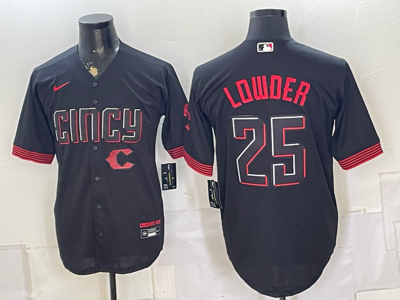 Men 2026 St.Louis Cardinals #25 Lowder black Nike MLB Jersey 0823001->washington nationals->MLB Jersey